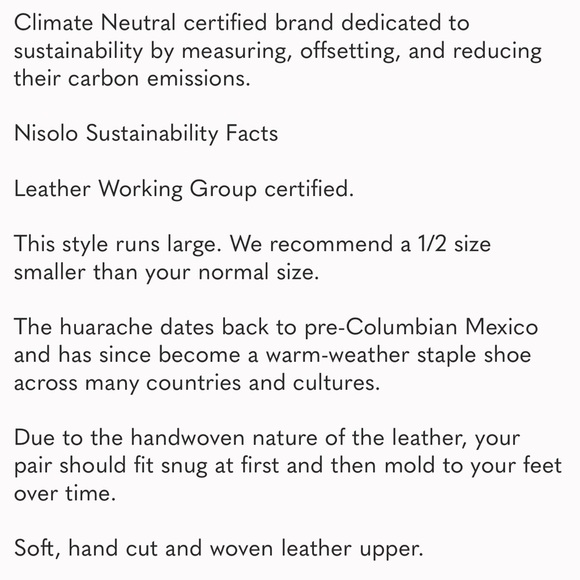 NISOLO WOMENS HUARACHES SANDALS SIZE 8.5 - Picture 15 of 15